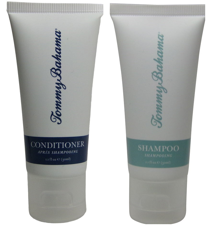 Tommy Bahama Shampoo & Conditioner Lot of 12 each 1.1oz Bottles. 6 of Each