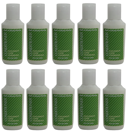 Bath & Body Works Coconut Lime Verbena Conditioner Lot of 10. Total of 7.5oz
