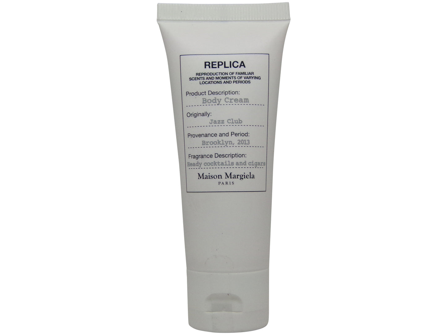 Maison Margiela Replica Jazz Club Body Cream (lotion) lot of 4 each 1.4oz tubes. Total of 5.6oz
