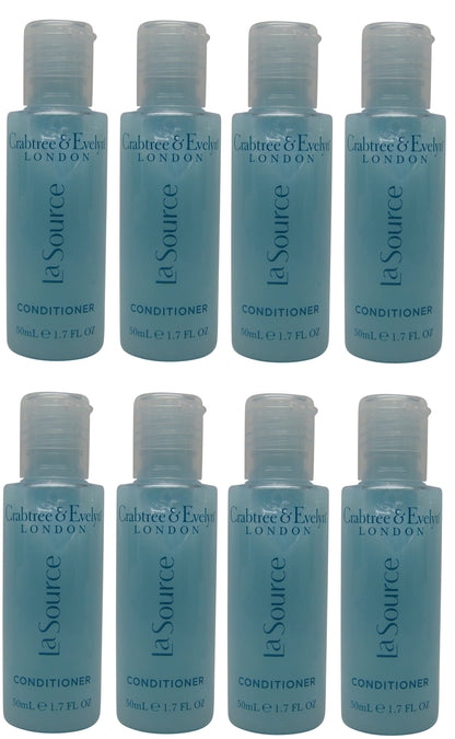 Crabtree and Evelyn La Source Conditioner 8 each 1.7oz Bottles.Total of 13.6oz