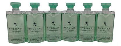 Bvlgari au the vert Shampoo & Shower Gel lot of 6 each 2.5oz Total of 15oz