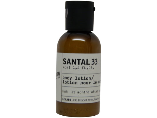 Le Labo Santal 33 Body Lotion lot of 3 each 1.4oz bottles. Total of 4.2oz